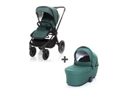 ZOPA Kočárek MOVE Cross 2 + hl. korba XL zdarma, Antique Green/Black