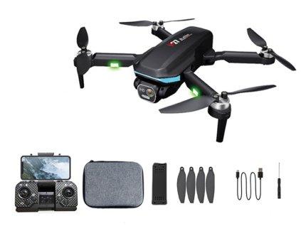 WIKY Dron skládací s detekcí překážek a WIFI kamerou 720p RC na dálkové ovládání 26x24x5,5 cm