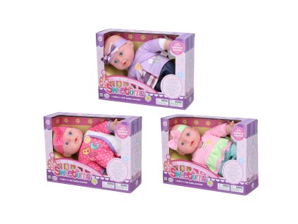 WIKY Miminko měkké mluvící 28 cm