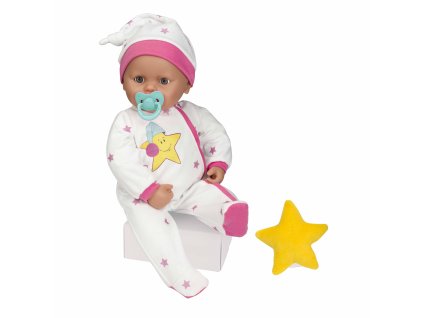 WIKY Miminko mrkací se zvuky 40 cm