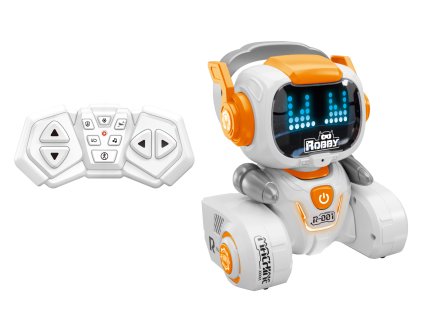 WIKY Robot Robby RC na dálkové ovládání 13x9x15 cm