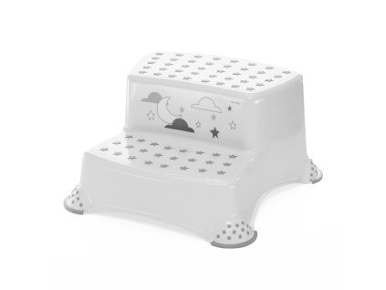 ZOPA Dvojstupínek k WC/umyvadlu "Moon", White