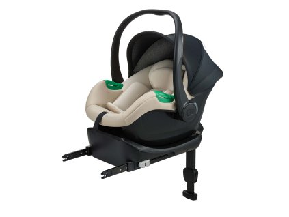 KINDERKRAFT Autosedačka Mink Pro 2 i-size (0-13 kg) a základna Mink FX 2 Beige