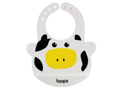 Zopa silikonový bryndák, Cow