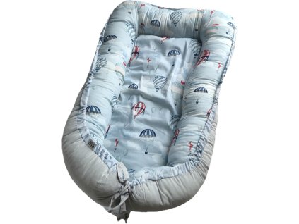 EKO hnízdečko / kokon bavlněná pro dítě, balloons