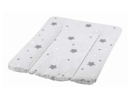 Keeeper přebalovací podložka měkká 70x50 cm, Stars bílá