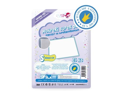 MonPeri absorpční podložky SuperDry S 25 ks (40x60cm)