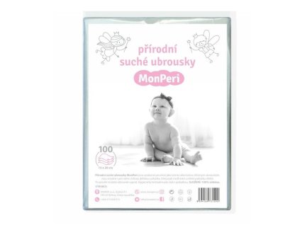 MonPeri dětské suché EKO ubrousky 100 ks