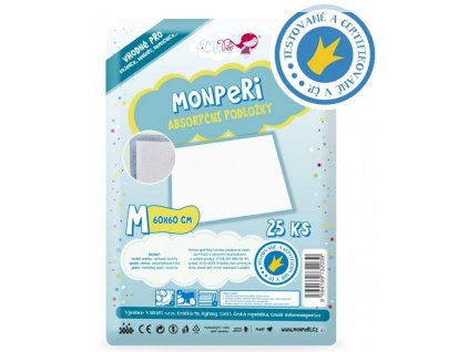 MonPeri absorpční podložky M 25 ks (60x60cm)