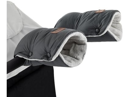 Petite&Mars rukavice Jasie na kočárek, Charcoal grey