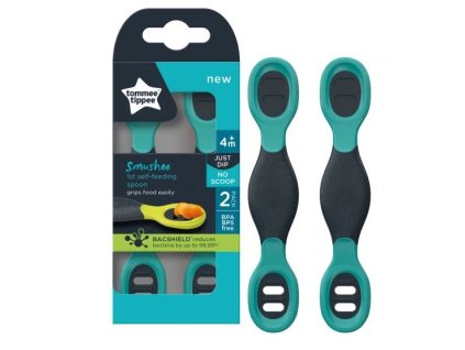 Tommee Tippee první lžička Smushee 4m+ (2ks)