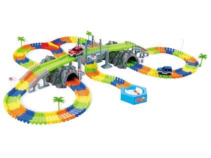 Wiky flexidráha se dvěma tunely