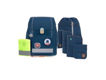 LÄSSIG školní set Boxy Unique, navy