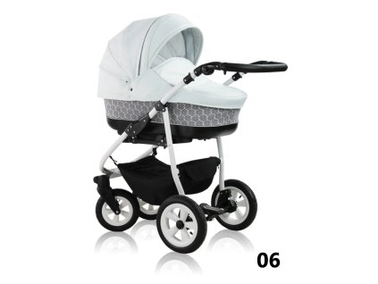 Prampol kombinovaný kočárek Style 2018 s autosedačkou - 06 + Reflexní náramek zdarma