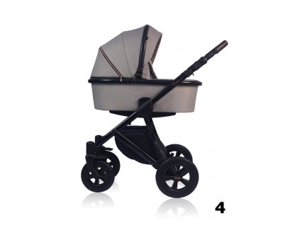 Prampol kombinovaný kočárek Celia Premium, 04 béžová