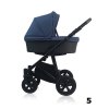 Prampol kombinovaný kočárek Alisa, 05 modro-černá