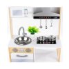 Kinderplay dřevěná kuchyňka se zvukovými efekty - bílá