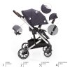ZOPA Set kočárek Quest+ korba+ adaptéry+ autosedačka+ báze, Midnight Navy/Silver