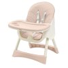 Baby Mix Jídelní židlička Nora, dusty pink