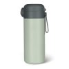 ZOPA Termoska na tekutiny s brčkem a silikonovým držákem 350 ml, Pistacio green