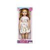 WIKY Chodící panenka v květinových šatech 70 cm