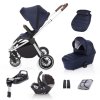 ZOPA SET kočárek Move+ korba+adaptéry+autosedačka+báze, Sky Blue/Silver