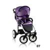 Prampol sportovní kočárek Zebra - fialový 07b