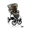 Prampol sportovní kočárek Zebra - béžový 09b