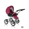 Prampol kombinovaný kočárek 2v1 Verona Eko klasik, 01 červený
