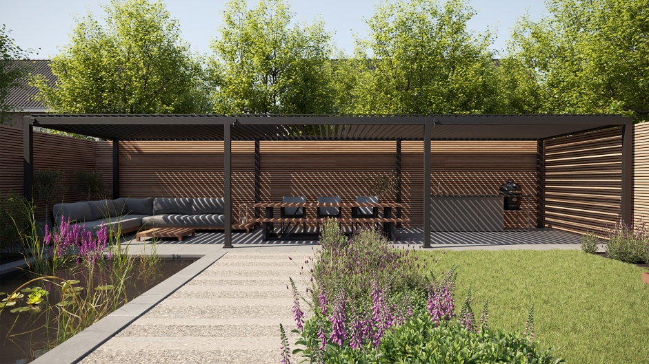 Veľká záhradná pergola - užite si leto naplno