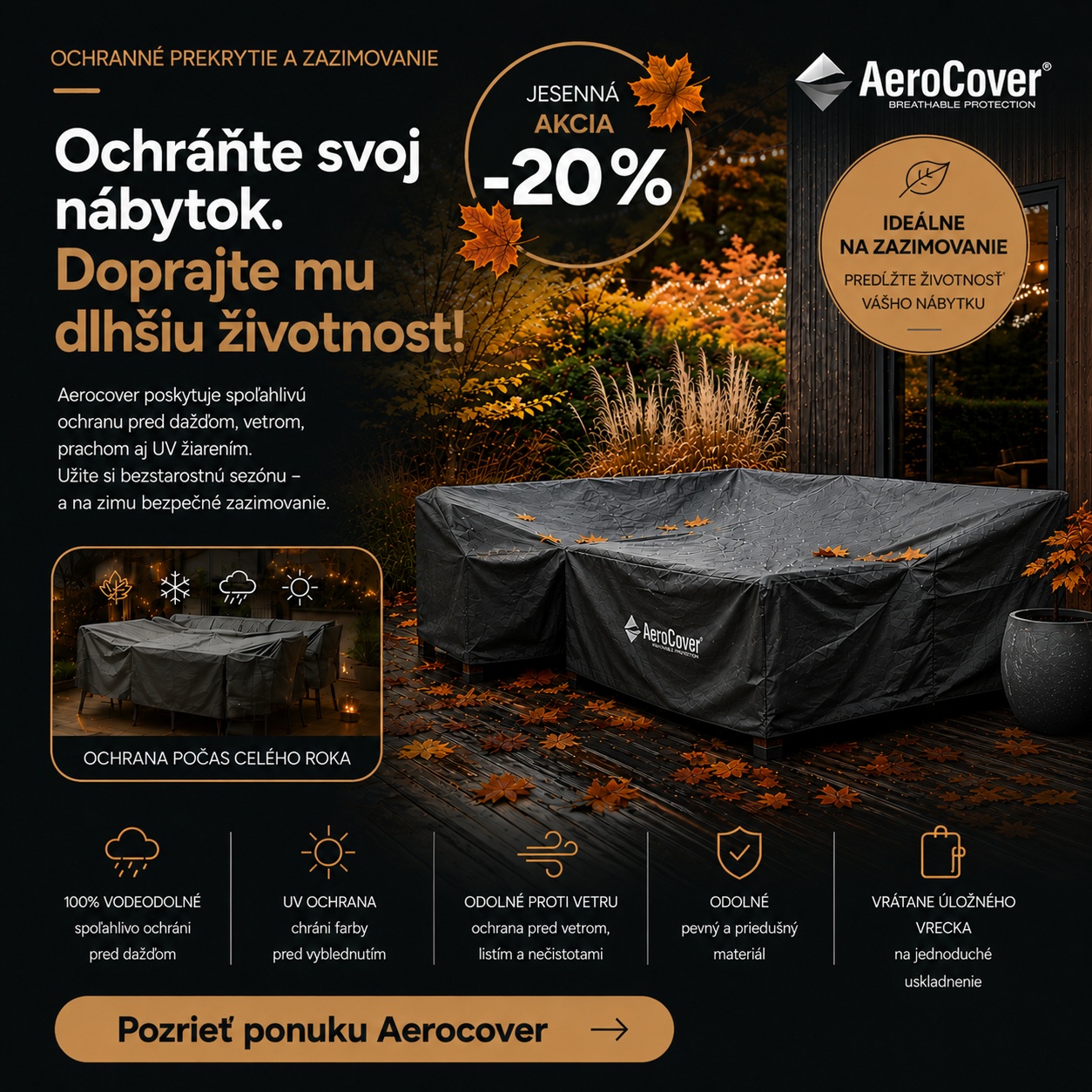 Aerocover - jeseň mobil