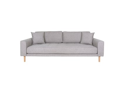 Pohodlná pohovka Lido 3 - miestna svetlosivá