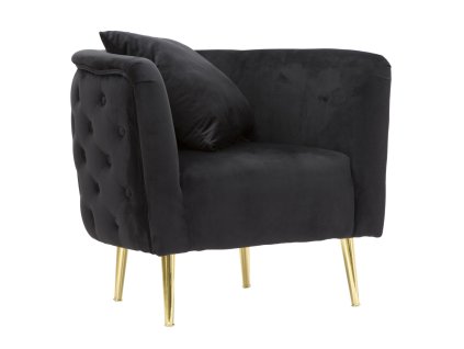 Zamatové kreslo Bucarest
