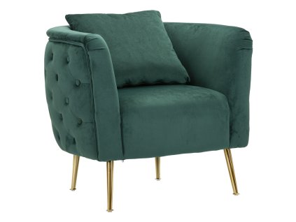 Zelené kreslo Bucarest