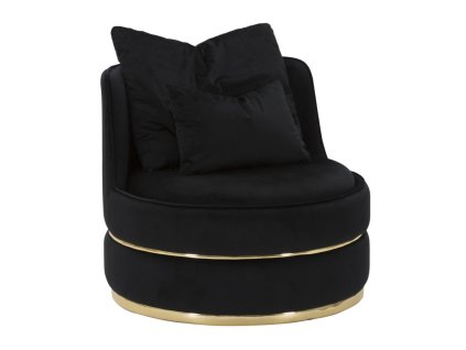 Čierne kreslo Paris Space