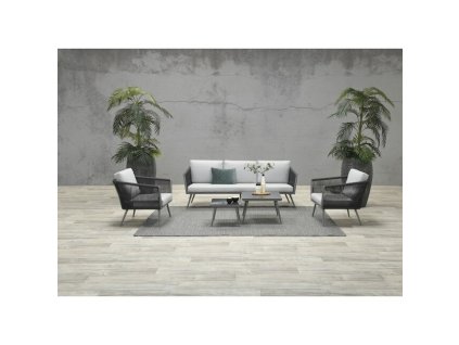 zahradna sedacia suprava canberra siva siva 4504