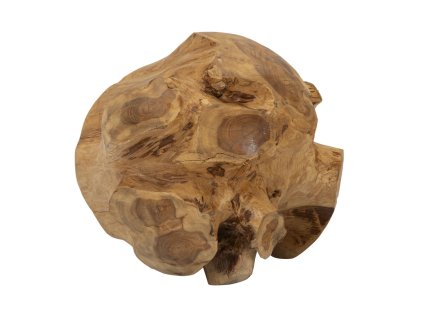 Dekoratívna guľa z prírodného teaku