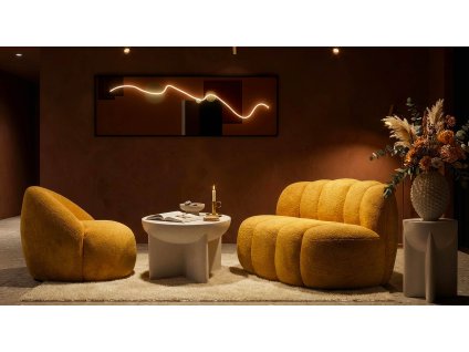 Horčicová pohovka Ball 9