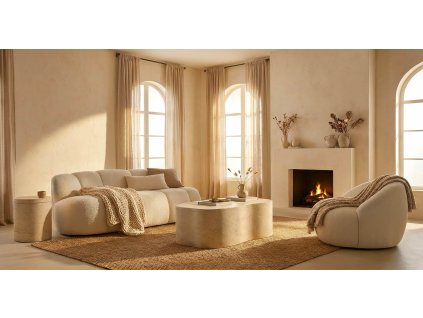 Biela pohovka Ball 8