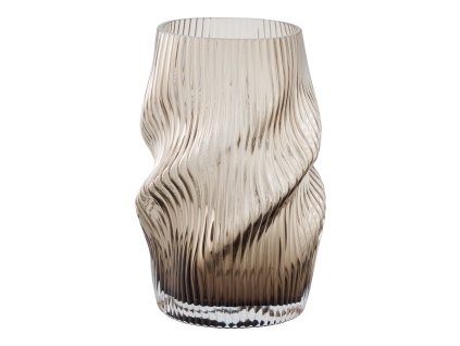 Hnedá sklenená váza (4)