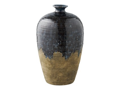 keramická váza modrá (4)