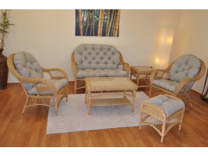 Ratanová sedacia súprava Florida medová