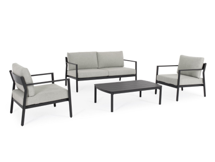 Moderný záhradný set Sirius Charcoal