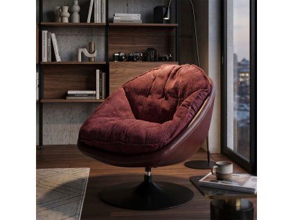 Otočné kreslo Retro Elegance