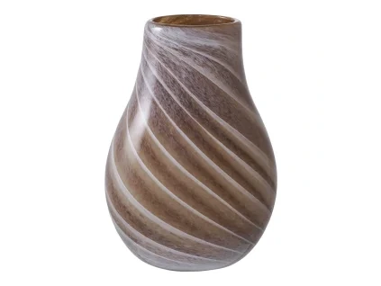 Sklenená váza AMBER Brown