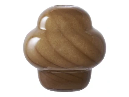 Sklenená váza AMBER hnedá