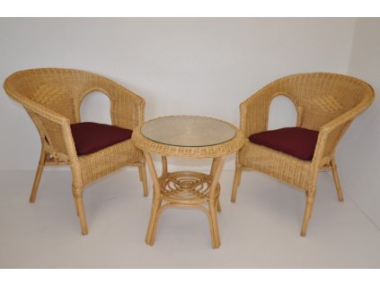 Ratanová sedacia súprava Fabion medová