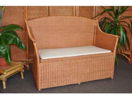 ratanova pohovka side s odkladacim priestorom 3845