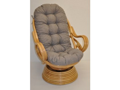 Ratanové hojdacie kreslo Swivel