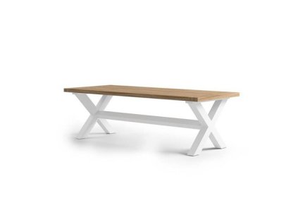 zahradny hlinikovy stolteak bilbao biely 4110